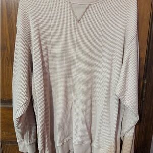 Aerie Women's Light Pink Crewneck Sweater